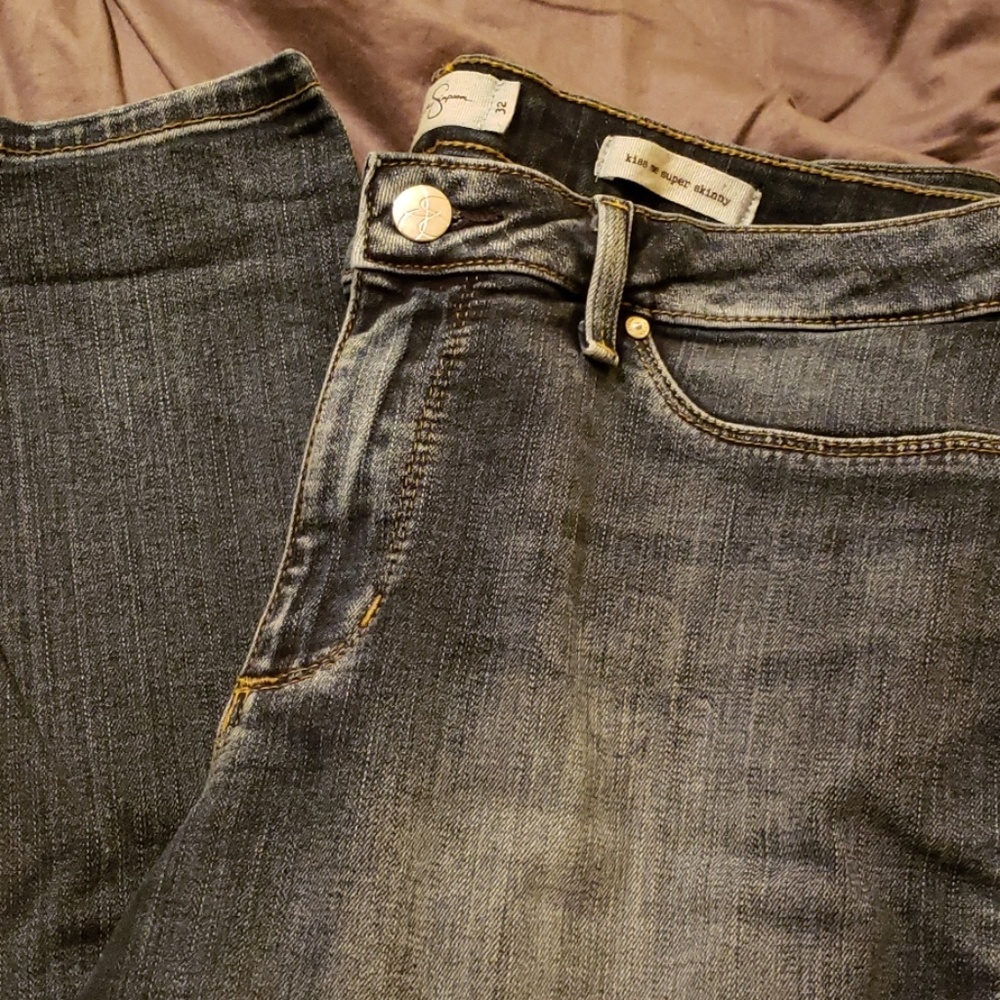 Jessica Simpson 32 kiss me super skinny jeans